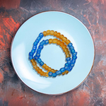 Two Colour Bracelets & Anklets – Elegant and Stylish Dual-Tone Wrist Accessories - 9633