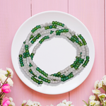 Two Colour Belly Beads – Stylish Waist Accessory with Dual-Tone Design - 9648