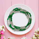 Two Colour Belly Beads – Stylish Waist Accessory with Dual-Tone Design - 9650