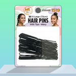 Hair Pins With Tips - Wavy 32 Pack X-Large 7.5cm, Strong Hold Hairpins - 1519
