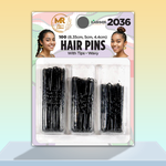 Hair Pins With Tips Wavy 100 Pack 6.35cm, 5cm, 4.4cm, Strong Hold Hairpins - 2036