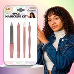 4-Pcs Manicure Kit – Stainless Steel Nail Care Set for Grooming, Trimming & Shaping - 4023
