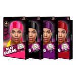 Silky Satin Durag for Men & Women – Soft Du Rag with Wide Straps & Long Tail, Wave Cap for 360 Waves, Braids & Locs, Smooth Hair Wrap for Sleeping, Hair Protection & Daily Wear - 7318