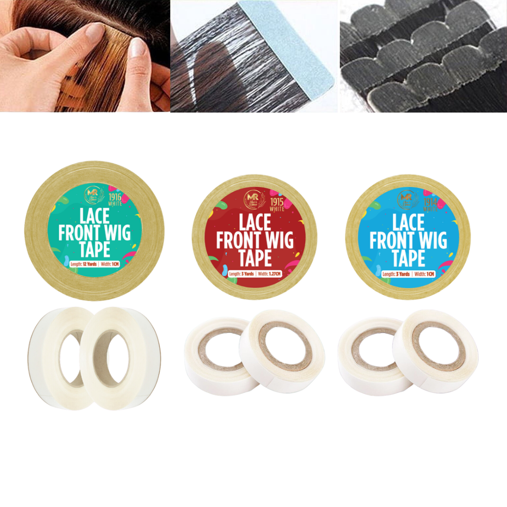 Hair Extension Tape Tabs – Double Sided Replacement Tapes for Hair Extensions & Wigs | Extra Strong, Waterproof & Invisible Adhesive Strips for Hairpieces (Men & Women) - 1914,15,16