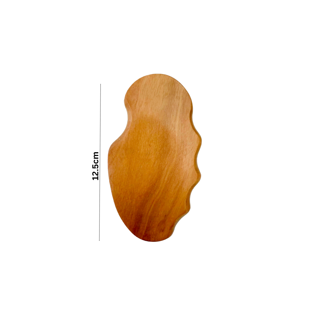 Ergonomic Wooden Beard Brush for Men – Natural Pear Wood Grooming Brush with Soft Bristles for Beard Care, Hair Styling & Daily Use - 9264