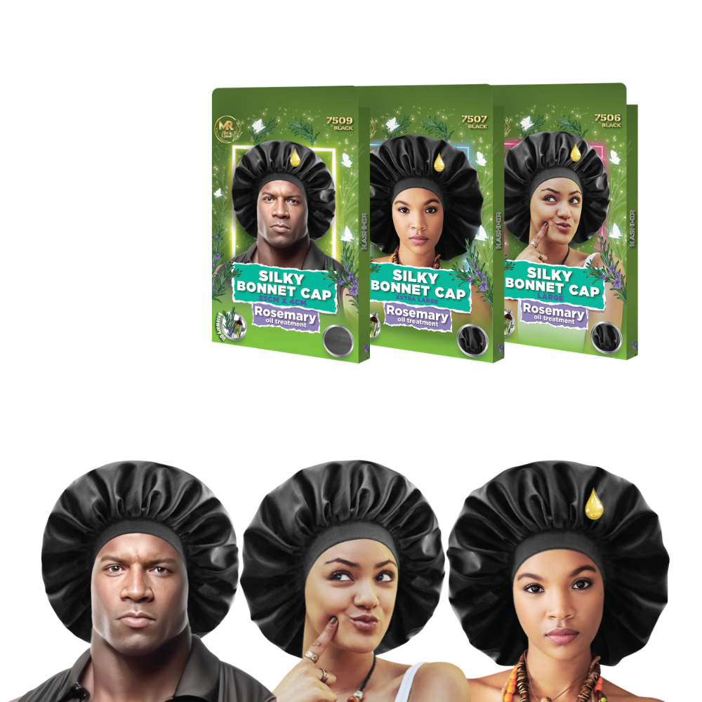 Rosemary Oil Infused Satin Bonnet – Silk Hair Wrap for Sleeping | Soft & Comfortable Hair Treatment Cap for Moisture Retention & Hair Protection