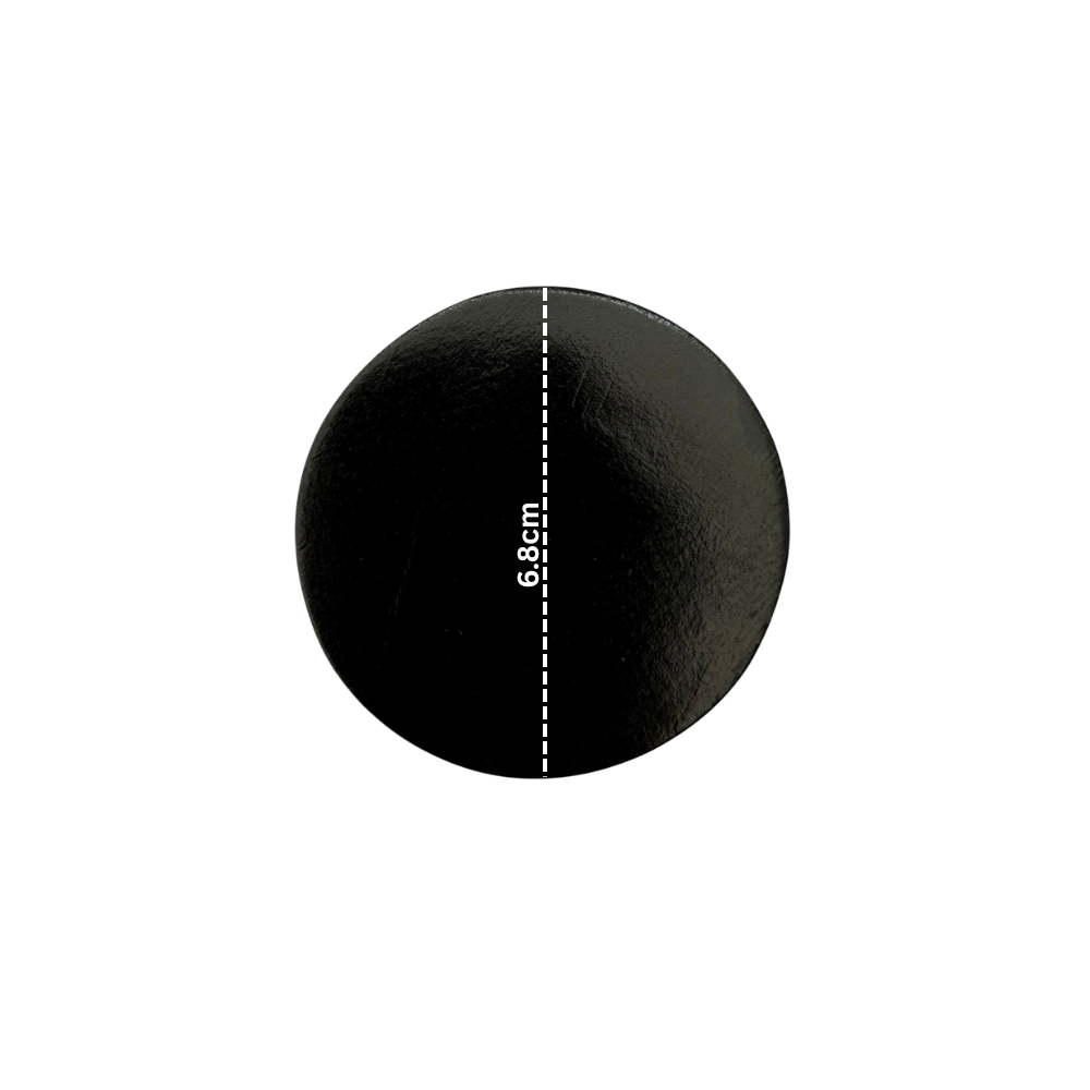 Round Small Beard & Hair Brush for Men – Black Boar Bristle Grooming Brush for Beard Care, Hair Styling & Daily Grooming