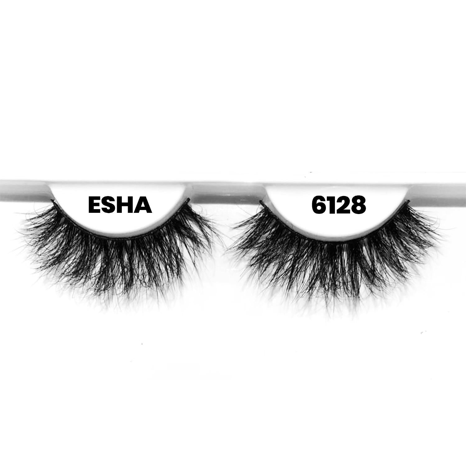 MR 4D Mink Lashes, 18mm Modish, Fluffy, Full, Thick, Dramatic, Eyelashes, Makeup, Cosmetic, Free Gift Included - 6128 ESHA