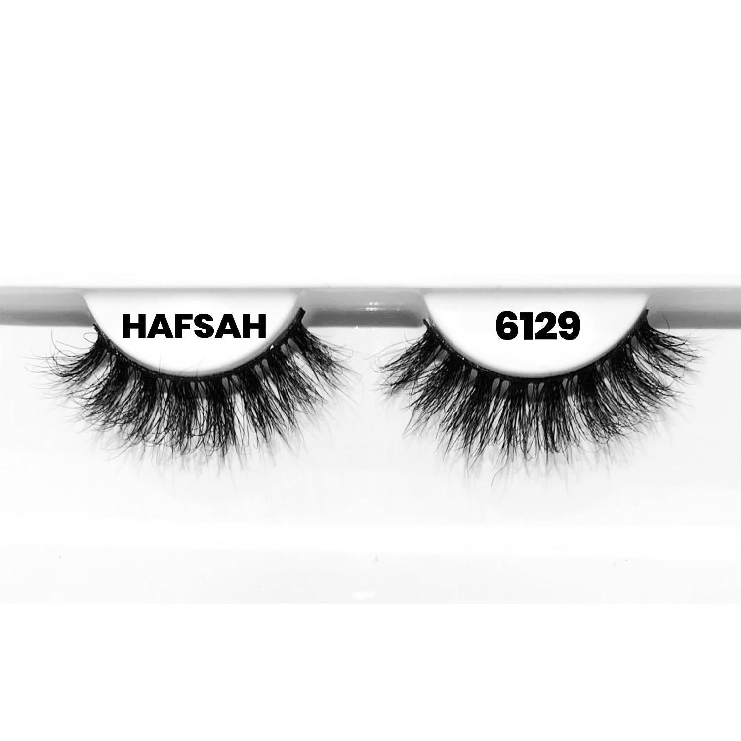 MR 4D Mink Lashes, 18mm Modish, Fluffy, Full, Thick, Dramatic, Eyelashes, Makeup, Cosmetic, Free Gift Included - 6129 HAFSAH