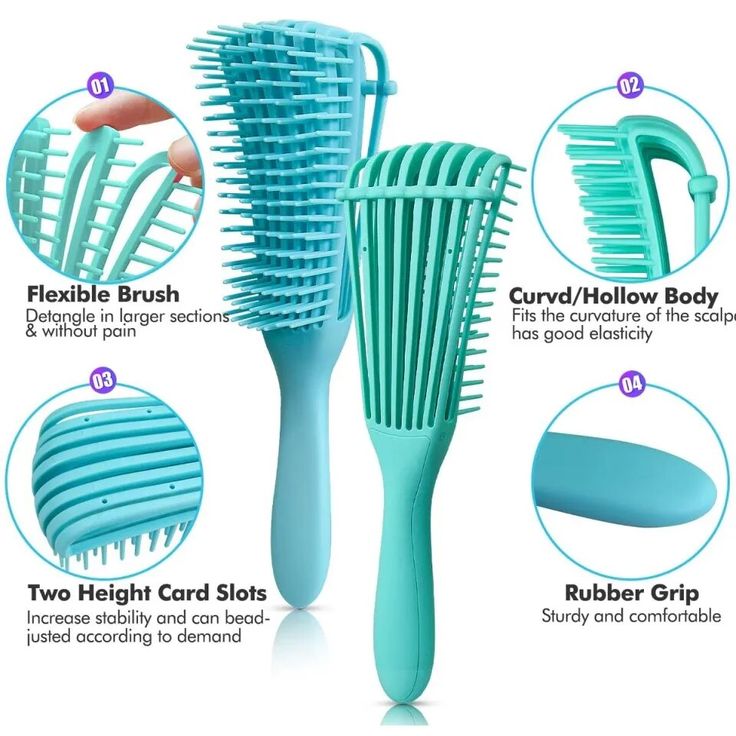 MR Detangling & Massage Hair Brush – Gentle & Effective for All Hair Types, Haircare – 3150
